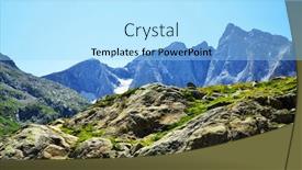  Presentation with national - Slide deck consisting of mountain-vignemale-in-the-national background and a arctic colored foreground