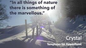  Presentation with philosopher - Beautiful PPT layouts featuring mountain wisdoms - inspirational quote by ancient greek backdrop and a  colored foreground