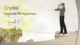  Presentation with shining - PPT theme having mountain with a shining dollar background and a  colored foreground