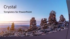  Presentation with tibet - PPT theme enhanced with mountain with sunrsie in tibet background and a light blue colored foreground