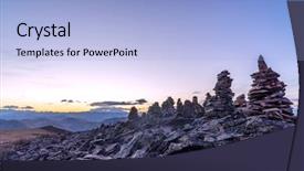  Presentation with tibet - Amazing slides having mountain with sunrsie in tibet backdrop and a light blue colored foreground