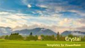  Presentation with area - PPT layouts having area tourism agriculture and ecology background and a tawny brown colored foreground