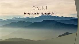  Presentation with colon - Presentation design featuring mountains-between-clouds-pico-cristobal background and a lemonade colored foreground