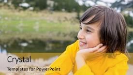  Presentation with mountain rainer - Beautiful slide deck featuring mountains explorer rocks ice clouds - little boy enjoying in vacation backdrop and a  colored foreground
