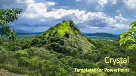  Presentation with sri lanka - Slides with mountains from little adam background and a tawny brown colored foreground