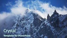  Presentation with himalaya - Colorful slide deck enhanced with mountains himalaya backdrop and a ocean colored foreground