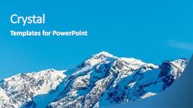  Presentation with british columbia - Beautiful slide set featuring mountains in british columbia canada backdrop and a  colored foreground