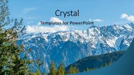  Presentation with british columbia canada - Colorful presentation theme enhanced with mountains in british columbia canada backdrop and a  colored foreground