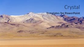  Presentation with mountains - Beautiful theme featuring mountains in eduardo avaroa andean fauna national reserve sur lipez bolivia backdrop and a light blue colored foreground