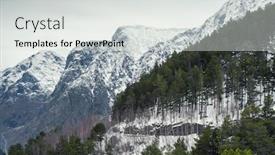  Presentation with norway - Cool new theme with mountains-near-aurlandsfjord-in-norway backdrop and a light gray colored foreground