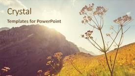  Presentation with uzbekistan - PPT theme featuring mountains near tashent city uzbekistan background and a cream colored foreground