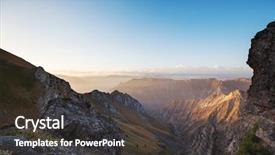  Presentation with uzbekistan - Colorful presentation design enhanced with mountains near tashent city uzbekistan backdrop and a dark gray colored foreground