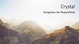  Presentation with uzbekistan - Theme featuring mountains near tashent city uzbekistan background and a white colored foreground