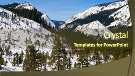  Presentation with tahoe - Audience pleasing presentation theme consisting of mountains next to lake tahoe backdrop and a  colored foreground