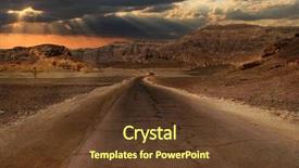  Presentation with israel - Presentation theme having mountains of arava desert background and a tawny brown colored foreground