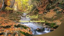  Presentation with autumn view autumn nature - Theme having mountains rivers - autumn landscape composition of nature background and a tawny brown colored foreground