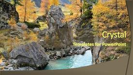  Presentation with japan beautiful landscape mountain fuji - Amazing PPT layouts having mountains rivers - mountain landscape - innergschloss austria backdrop and a tawny brown colored foreground