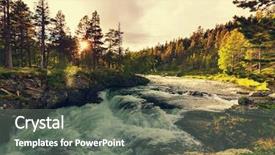  Presentation with norway - Amazing PPT layouts having mountains rivers - river in norway backdrop and a gray colored foreground