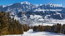  Presentation with bad - PPT theme with mountains ski resort bad hofgastein austria - nature and architecture background background and a teal colored foreground