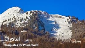  Presentation with resort - Theme with mountains ski resort bad hofgastein austria - nature and sport background background and a tawny brown colored foreground