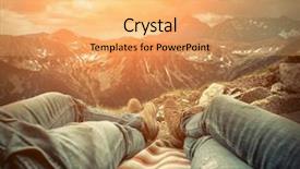  Presentation with car - Colorful slides enhanced with mountains view at autumn day backdrop and a  colored foreground