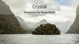  Presentation with new zealand - Slide deck having mountian - image of the doubtful sound background and a light gray colored foreground