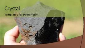  Presentation with volcanic rock - Amazing PPT layouts having mountian - volcanic rock volcanic rock found backdrop and a yellow colored foreground