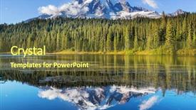  Presentation with shenandoah national park big meadows - Slides enhanced with mounting - mount rainier national park washington background and a  colored foreground