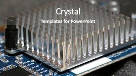  Presentation with brain computer - Audience pleasing PPT theme consisting of mouse brain - computer motherboard backdrop and a gray colored foreground