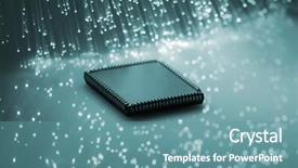  Presentation with fiber optics - Amazing PPT theme having mouse brain - fiber optics background with lots backdrop and a teal colored foreground