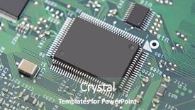  Presentation with brain computer - PPT theme enhanced with mouse brain - shot of a new computer background and a gray colored foreground