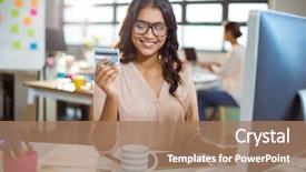  Presentation with online shopping - Beautiful slides featuring mouse race - graphic designer doing online shopping backdrop and a  colored foreground