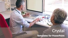  Presentation with doctor african - PPT theme having mouse race - high angle view of caucasian background and a gray colored foreground