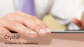  Presentation with operating systems computer - Presentation theme with mouse to operate a computer background and a  colored foreground