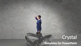  Presentation with fraud risk - Beautiful theme featuring mouse trap in risk backdrop and a gray colored foreground