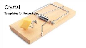  Presentation with ergonomic mouse - Amazing slide set having mouse trap on white background backdrop and a white colored foreground