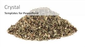  Presentation with fluid - Slides with mousear-herb-used-in-herbal background and a white colored foreground