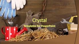  Presentation with barn - Colorful theme enhanced with mousetrap with a piece of cheese in barn on wooden background backdrop and a tawny brown colored foreground