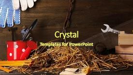  Presentation with barn - Amazing slides having mousetrap with a piece backdrop and a wine colored foreground