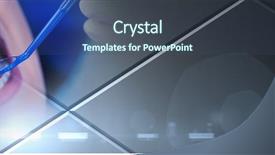  Presentation with dentist - Presentation theme consisting of mouth and grey smart tech background and a ocean colored foreground