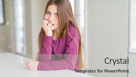  Presentation with anxiety - Theme featuring mouth biting nails anxiety background and a light gray colored foreground