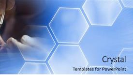  Presentation with blue tech - Slides having mouth with blue smart tech background and a light blue colored foreground