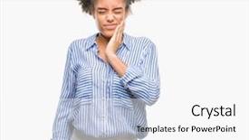  Presentation with sun rising over north america - Amazing slides having mouth with hand with pain backdrop and a white colored foreground