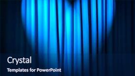  Presentation with curtains - Slide set featuring movie background - brightly lit curtains in theatre background and a  colored foreground