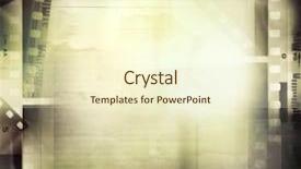  Presentation with film - Slide set consisting of movie background - film negatives frame copy space background and a cream colored foreground
