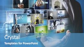  Presentation with photo album - Amazing theme having movie screen - reaching images streaming digital photo backdrop and a  colored foreground