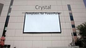  Presentation with outdoor movie - Slide deck featuring movie-screen-an-outdoor-theater background and a light gray colored foreground