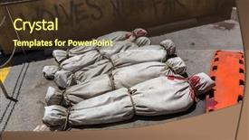  Presentation with film - Presentation consisting of movie themes - film set decorations background and a  colored foreground