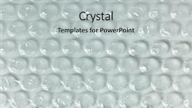  Presentation with bubble - Slide set consisting of moving back grounds - detail of the bubble wrap background and a light gray colored foreground