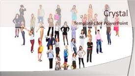  Presentation with symbol - PPT theme enhanced with moving background diamonds - idea symbol team background and a lemonade colored foreground